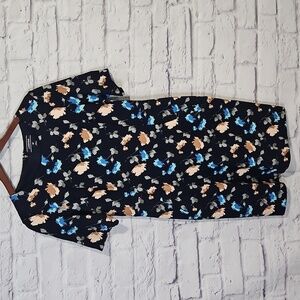 Land's End floral print dress